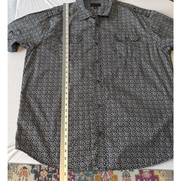 Steve's Jeans Men’s 2X Classic Short Sleeve Button Down Shirt 100% Cotton Office - Picture 7 of 9